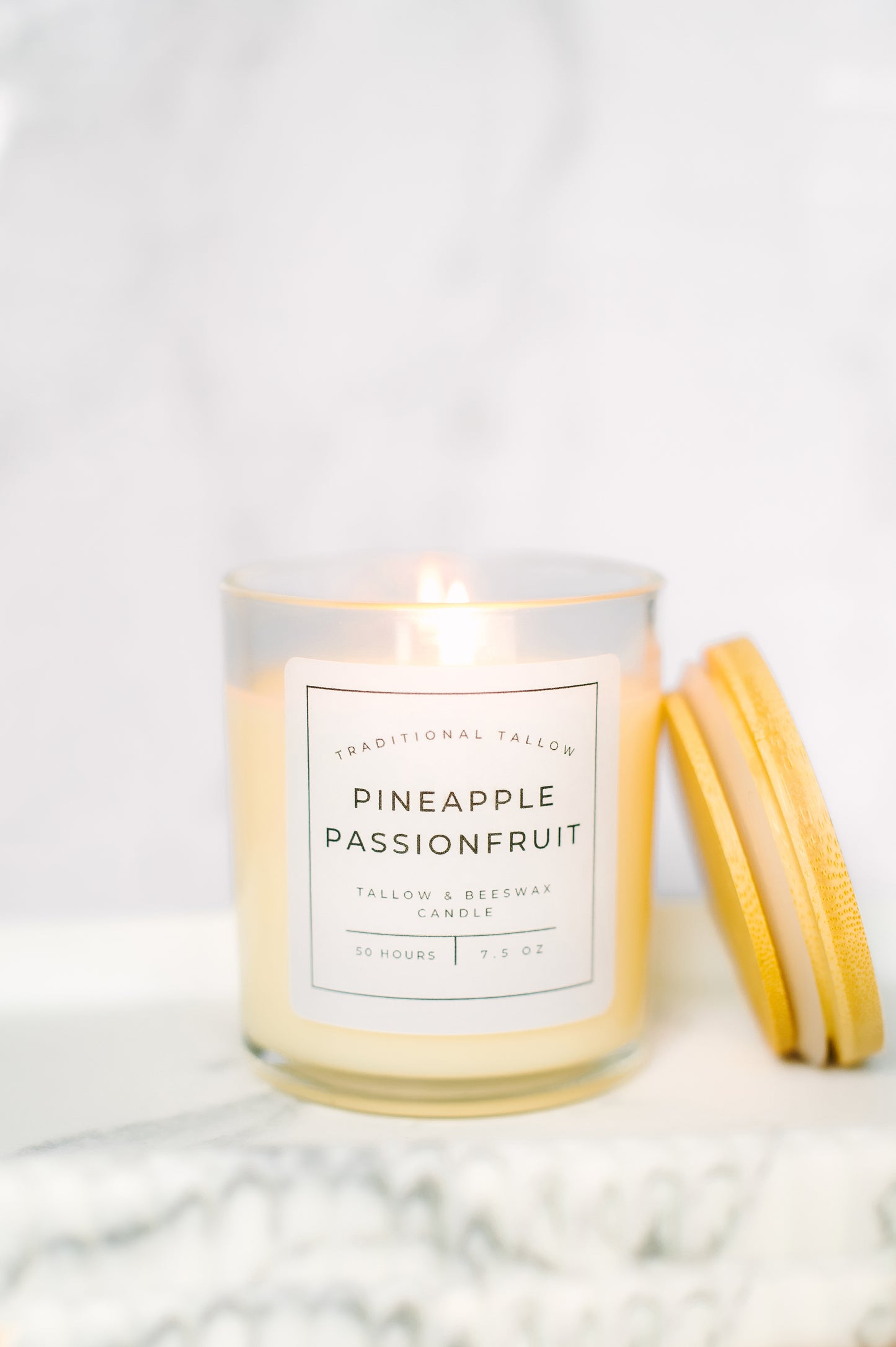 Nontoxic Tallow & Beeswax Candles